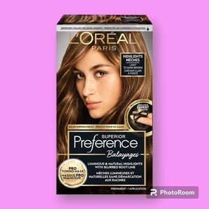L'Oreal Paris Superior Preference Light-Dark Brown Balayage Permanent Hair Color